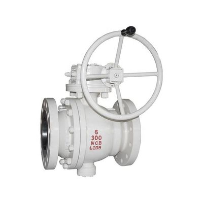 ποιότητας  Cast Trunnion Ball Valve 2" - 40" API 6D Flange 2 Piece Cast Steel 300LB εργοστάσιο