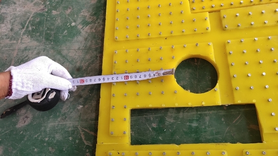 ZP175 ZP375 Anti Skid Mat 30mm πλαστικό μη ολισθητικό στρώμα για γεωτρήσεις περιστρεφόμενο τραπέζι