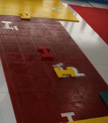 Υλικό PU Anti Skid Mat 30mm ZP375 για τρυπαντήριο περιστρεφόμενο τραπέζι